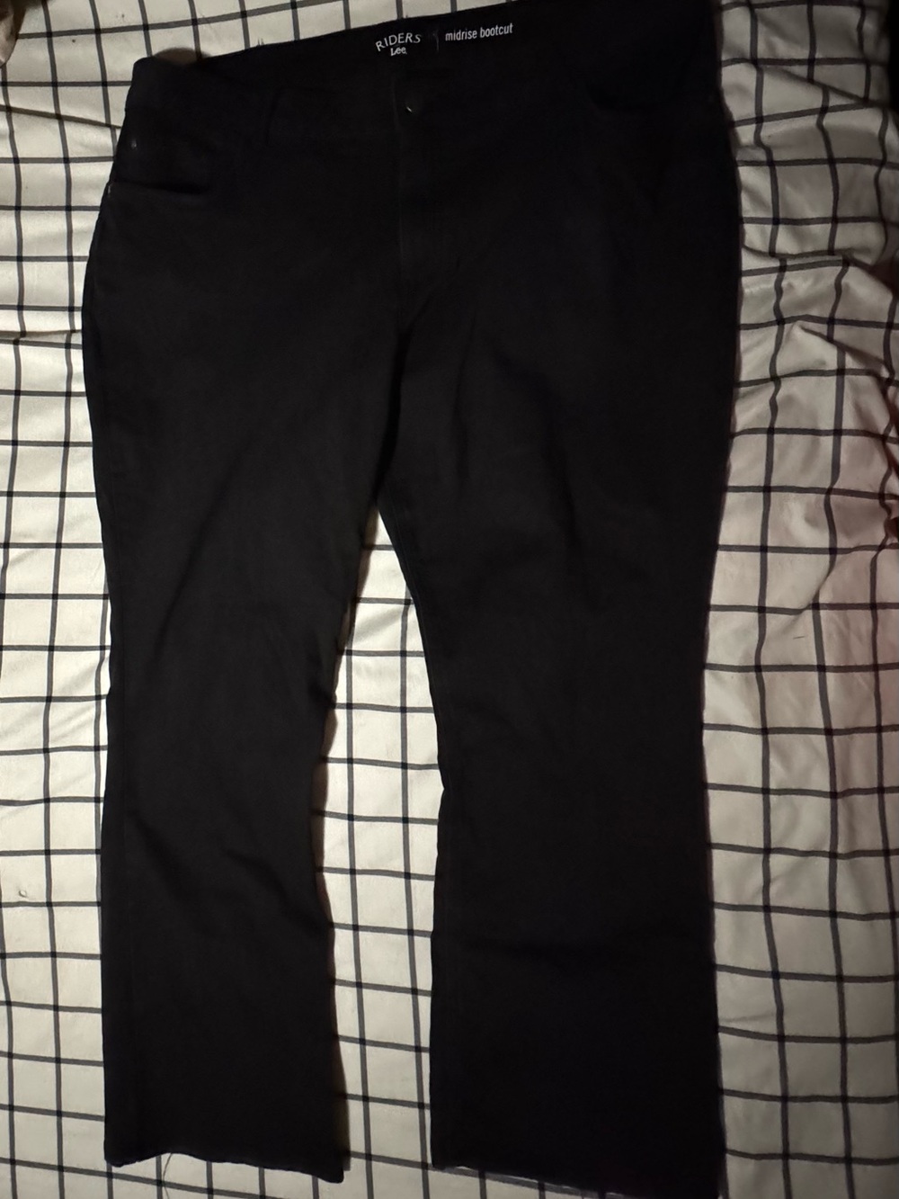 Riders by Lee Black Midrise Bootcut Women’s Pants